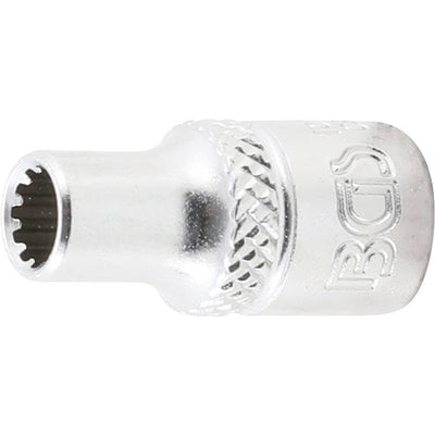 BGS Steckschlüssel-Einsatz Gear Lock - Antrieb Innenvierkant 6,3 mm (1/4") - SW 5 mm