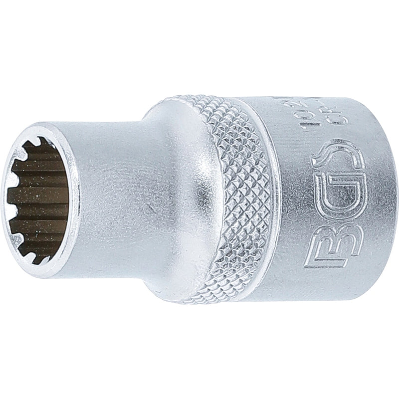 BGS Steckschlüssel-Einsatz Gear Lock - Antrieb Innenvierkant 12,5 mm (1/2") - SW 11 mm