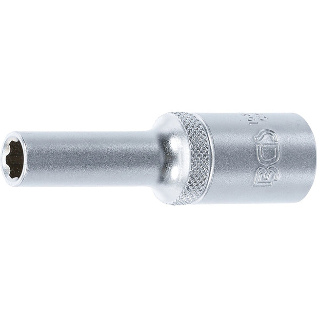 BGS Steckschlüssel-Einsatz Super Lock, tief - Antrieb Innenvierkant 12,5 mm (1/2") - SW 8 mm