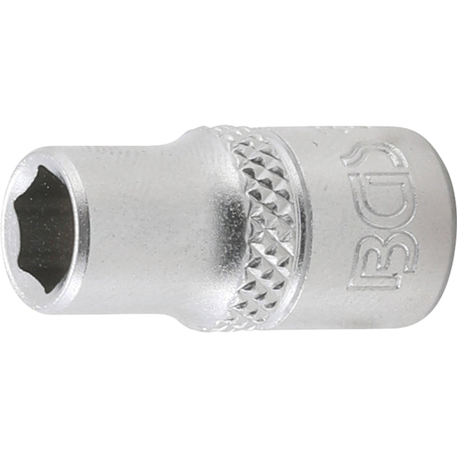 BGS Steckschlüssel-Einsatz Sechskant - Antrieb Innenvierkant 6,3 mm (1/4") - SW 1/4"