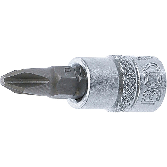 BGS Bit-Einsatz - Antrieb Innenvierkant 6,3 mm (1/4") - Kreuzschlitz PH2