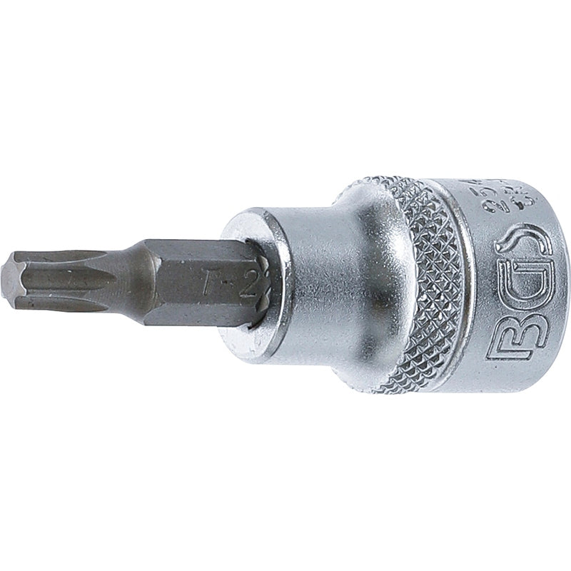 BGS Bit-Einsatz - Antrieb Innenvierkant 10 mm (3/8") - T-Profil (für Torx) T27