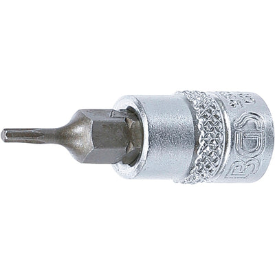 BGS Bit-Einsatz - Antrieb Innenvierkant 6,3 mm (1/4") - T-Profil (für Torx) T7