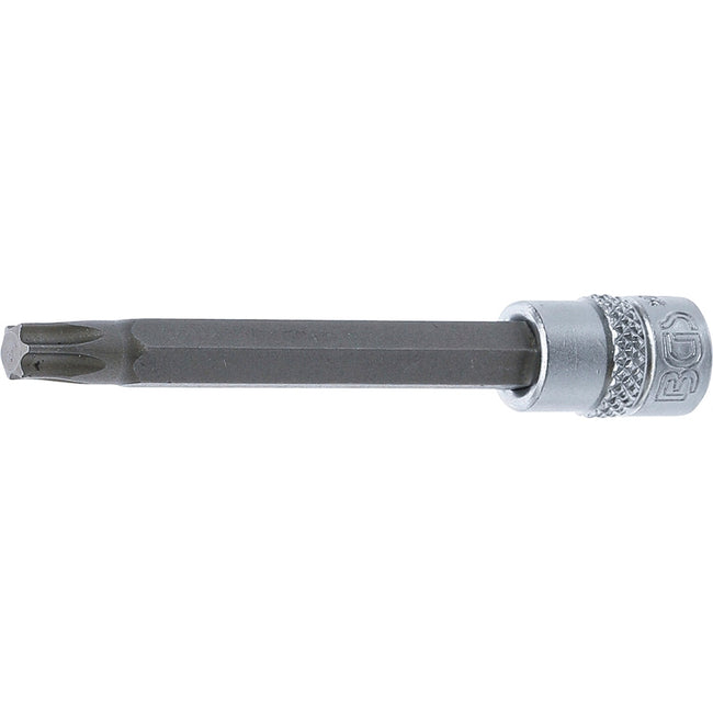 BGS Bit-Einsatz - Länge 75 mm - Antrieb Innenvierkant 6,3 mm (1/4") - T-Profil (für Torx) T35