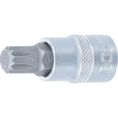 BGS Bit-Einsatz - Antrieb Innenvierkant 10 mm (3/8") - Innenvielzahn (für XZN) M12