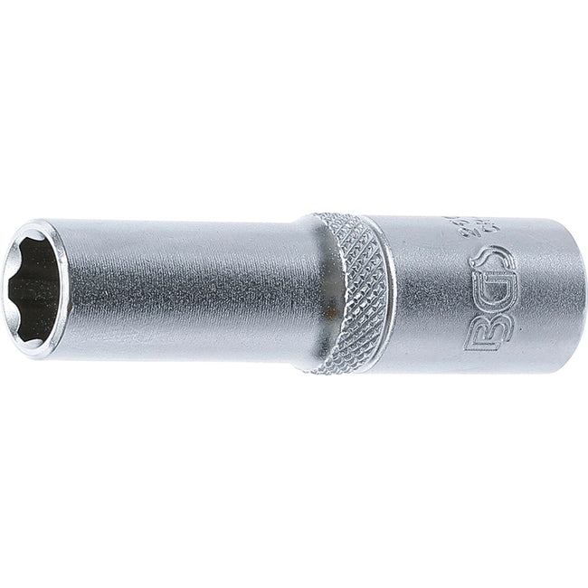 BGS Steckschlüssel-Einsatz Super Lock, tief - Antrieb Innenvierkant 10 mm (3/8") - SW 10 mm