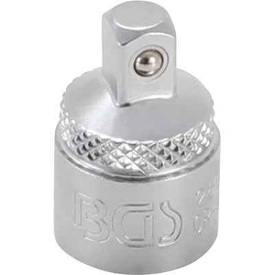 BGS Steckschlüssel-Adapter - Innenvierkant 10 mm (3/8") - Außenvierkant 6,3 mm (1/4")