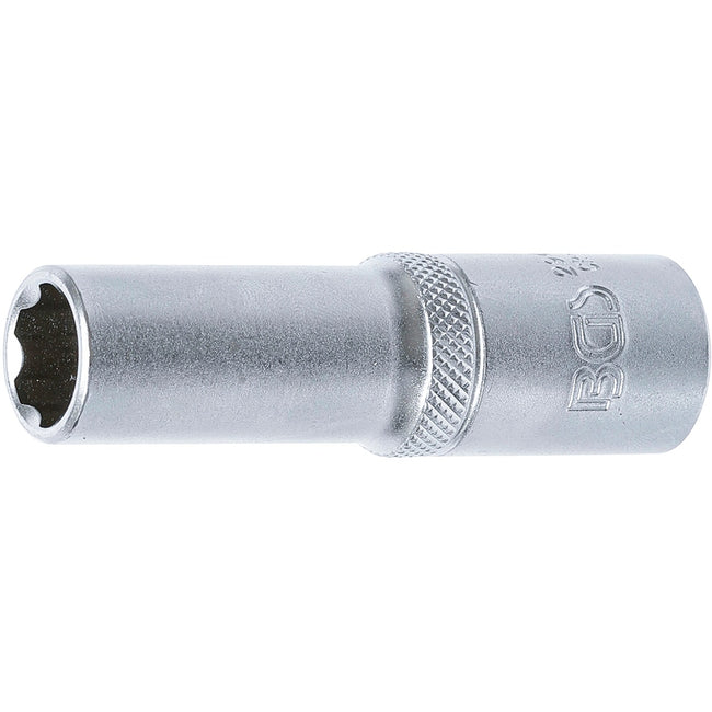 BGS Steckschlüssel-Einsatz Super Lock, tief - Antrieb Innenvierkant 12,5 mm (1/2") - SW 13 mm