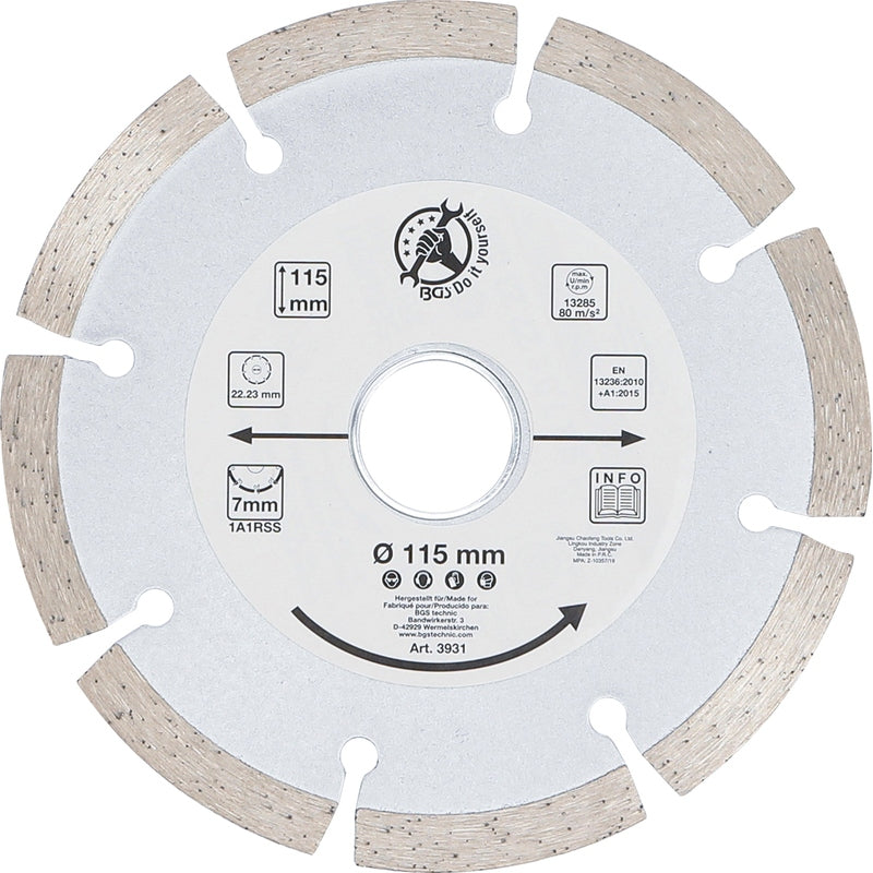 Segment-Trennscheibe | Ø 115 mm