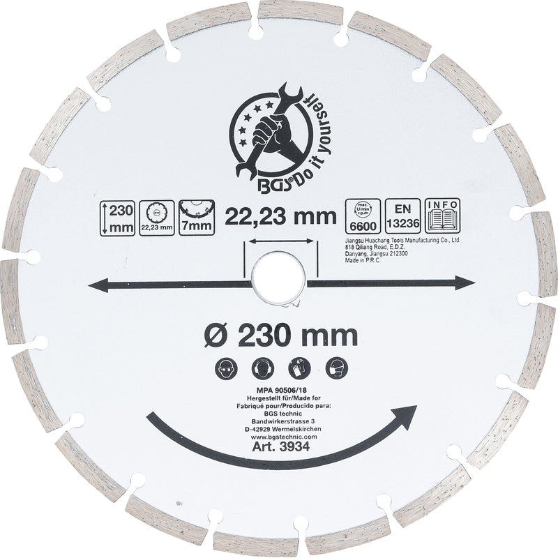 Segment-Trennscheibe | Ø 230 mm