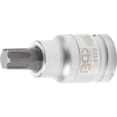 BGS Bit-Einsatz - Länge 54 mm - Antrieb Innenvierkant 12,5 mm (1/2") - für VAG Polydrive