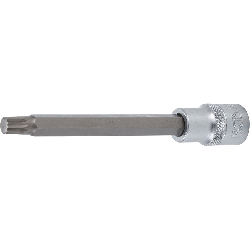 BGS Bit-Einsatz - Länge 140 mm - Antrieb Innenvierkant 12,5 mm (1/2") - Innenvielzahn (für XZN) M9