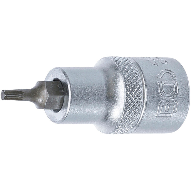 BGS Bit-Einsatz - Antrieb Innenvierkant 12,5 mm (1/2") - T-Profil (für Torx) T15