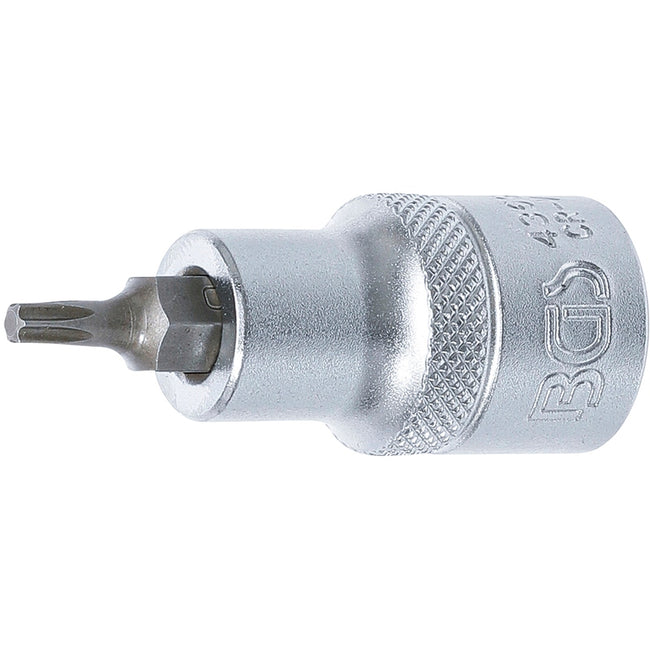 BGS Bit-Einsatz - Antrieb Innenvierkant 12,5 mm (1/2") - T-Profil (für Torx) T20