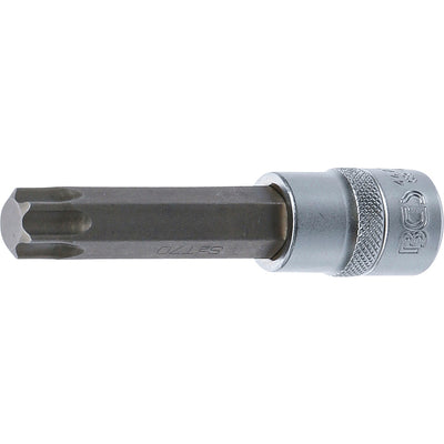 BGS Bit-Einsatz - Länge 100 mm - Antrieb Innenvierkant 12,5 mm (1/2") - T-Profil (für Torx) T70