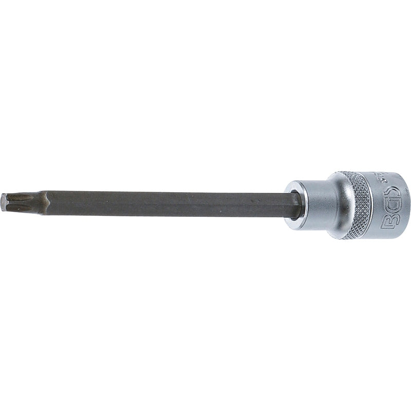 BGS Bit-Einsatz - Länge 140 mm - Antrieb Innenvierkant 12,5 mm (1/2") - T-Profil (für Torx) T40