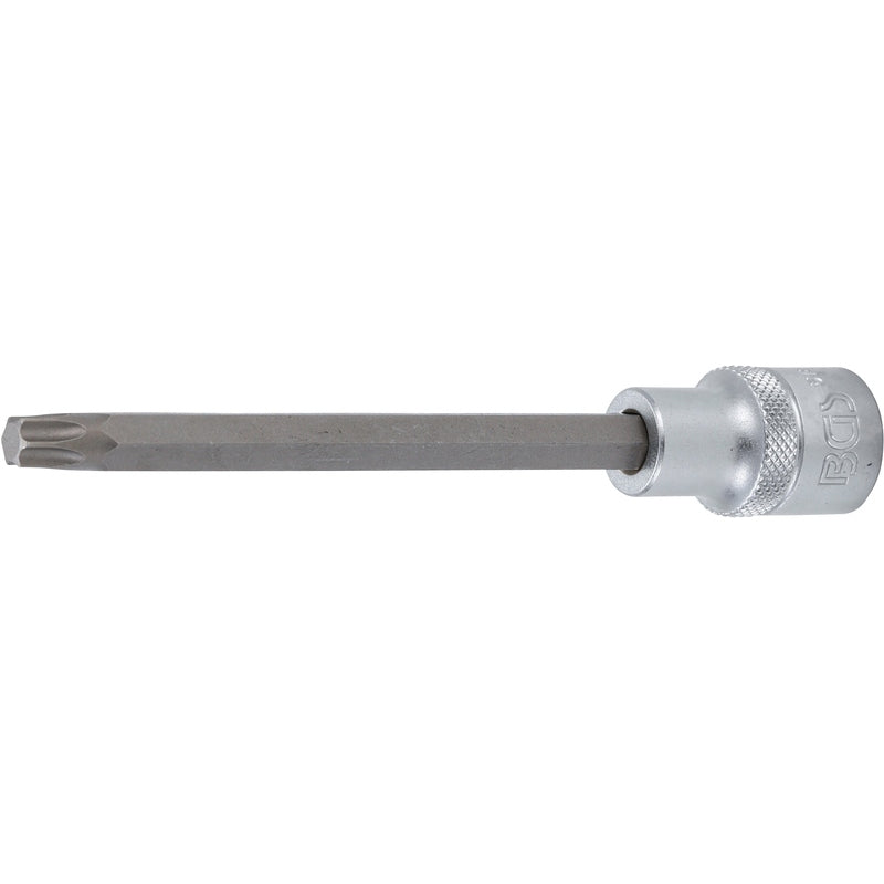 BGS Bit-Einsatz - Länge 140 mm - Antrieb Innenvierkant 12,5 mm (1/2") - T-Profil (für Torx) T45