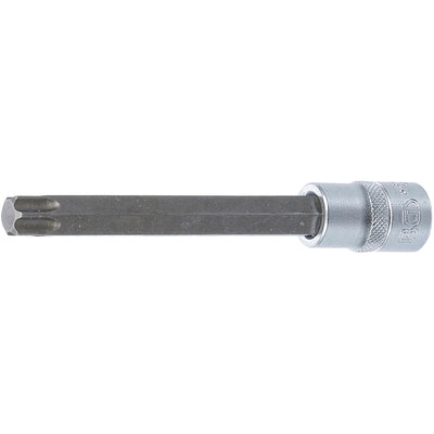 BGS Bit-Einsatz - Länge 140 mm - Antrieb Innenvierkant 12,5 mm (1/2") - T-Profil (für Torx) T60