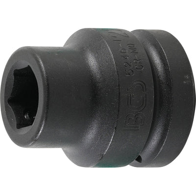 BGS Bit-Adapter - für Art. 5246 - Innenvierkant 25 mm (1") - Innensechskant 22 mm