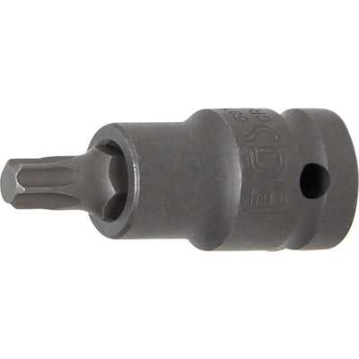 BGS Kraft-Bit-Einsatz - Länge 55 mm - Antrieb Innenvierkant 12,5 mm (1/2") - T-Profil (für Torx) T47