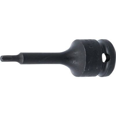 BGS Kraft-Bit-Einsatz - Länge 75 mm - Antrieb Innenvierkant 12,5 mm (1/2") - T-Profil (für Torx) T25