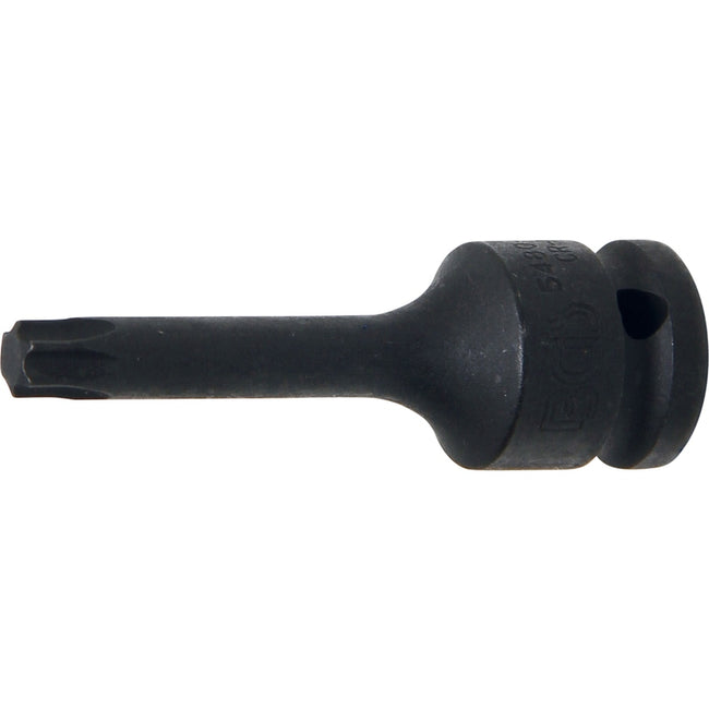 BGS Kraft-Bit-Einsatz - Länge 75 mm - Antrieb Innenvierkant 12,5 mm (1/2") - T-Profil (für Torx) T50