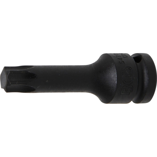 BGS Kraft-Bit-Einsatz - Länge 75 mm - Antrieb Innenvierkant 12,5 mm (1/2") - T-Profil (für Torx) T60