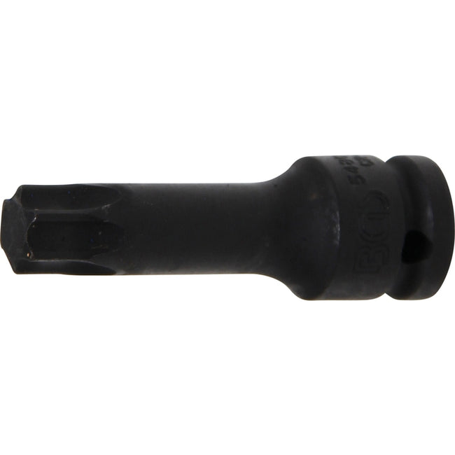 BGS Kraft-Bit-Einsatz - Länge 75 mm - Antrieb Innenvierkant 12,5 mm (1/2") - T-Profil (für Torx) T70