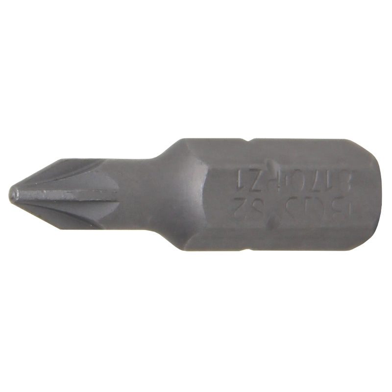 BGS Bit - Länge 25 mm - Antrieb Außensechskant 6,3 mm (1/4") - Kreuzschlitz PZ1