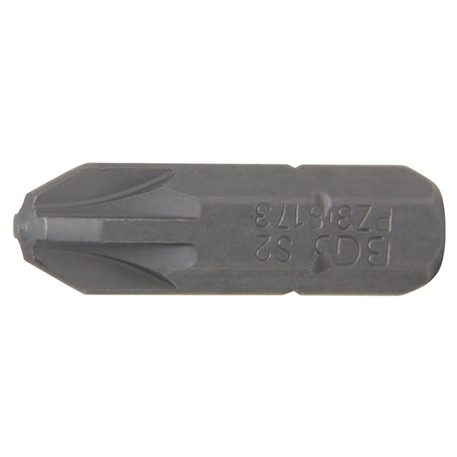 BGS Bit - Länge 25 mm - Antrieb Außensechskant 6,3 mm (1/4") - Kreuzschlitz PZ3