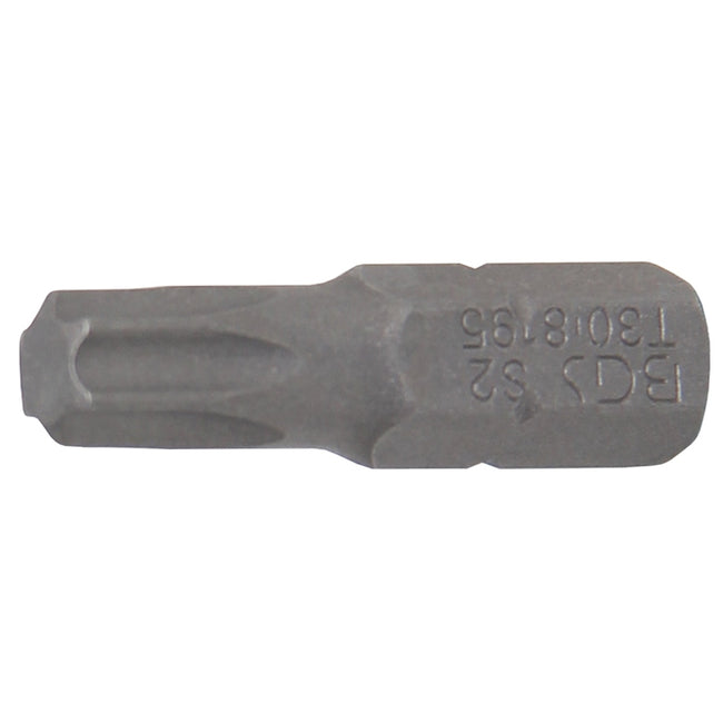 BGS Bit - Länge 25 mm - Antrieb Außensechskant 6,3 mm (1/4") - T-Profil (für Torx) T30