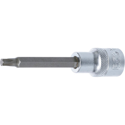 BGS Bit-Einsatz - Länge 100 mm - Antrieb Innenvierkant 12,5 mm (1/2") - T-Profil (für Torx) T35